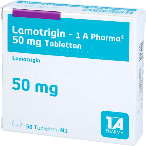 Lamotrigin-1A Pharma 50mg Tabletten, 50 Stk., 1 A Pharma GmbH
