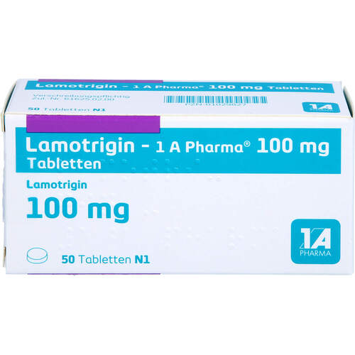Lamotrigin-1A Pharma 100mg Tabletten, 50 Stk., 1 A Pharma GmbH