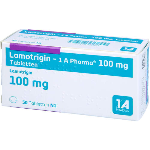 Lamotrigin-1A Pharma 100mg Tabletten, 50 Stk., 1 A Pharma GmbH