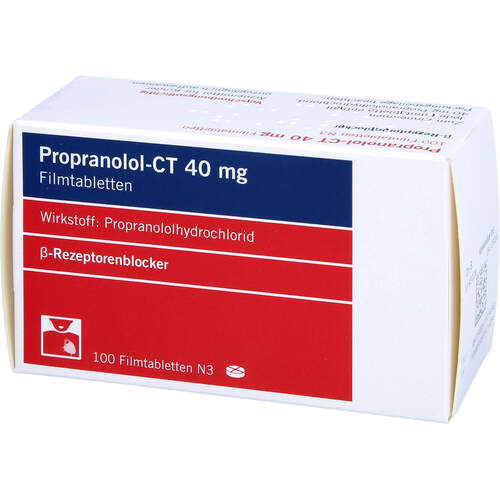 propranolol - ct 40mg Filmtabletten, 100 ST, Abz Pharma GmbH