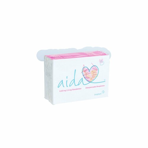 Aida 0.02mg/3mg Filmtabletten, 6x21 Stk., Jenapharm GmbH & Co. KG