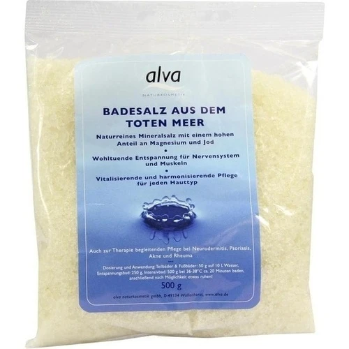 Totes Meer Badesalz, 500 g, alva naturkosmetik GmbH & Co. KG