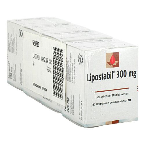 LIPOSTABIL 300 mg Hartkapseln, 200 Stk., MCM Klosterfrau Vertriebsgesellschaft mbH