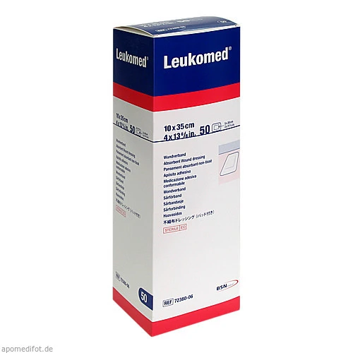 LEUKOMED STERILE PFLASTER 10x35 cm, 50 Stk., Bsn Medical GmbH