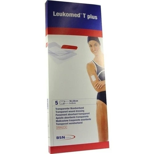 LEUKOMED TRANSP. PLUS STERILE PFL. 10x30 cm, 5 Stk., Bsn Medical GmbH