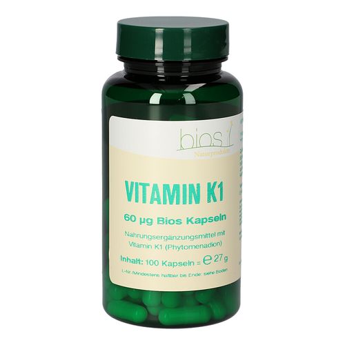 Vitamin K1 60ug Bios Kapseln, 100 Stk., Bios Medical Services