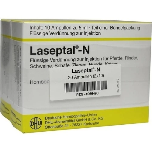 LASEPTAL N Injektionslösung vet., 2X10X5 ml, DHU-Arzneimittel GmbH & Co. KG