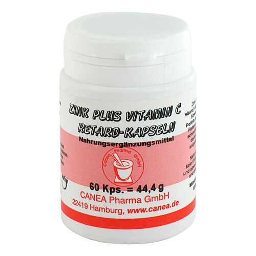 ZINK PLUS Vitamin C retard Kapseln, 60 Stk., Pharma-Peter GmbH