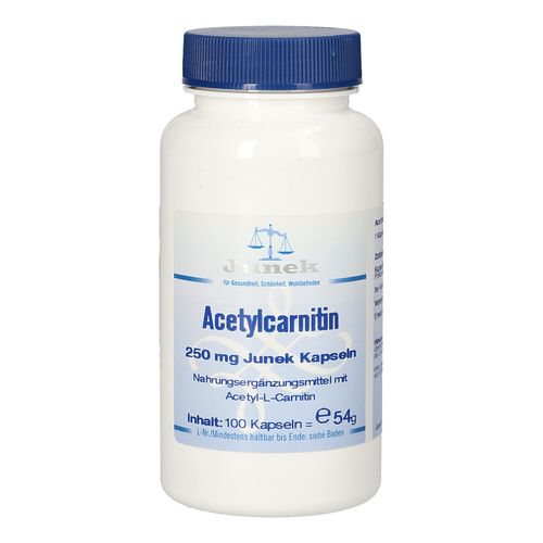Acetylcarnitin 250mg Junek Kapseln, 100 Stk., Bios Medical Services