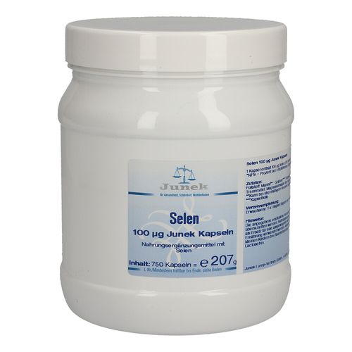 Selen 100ug Junek Kapseln, 750 Stk., Bios Medical Services