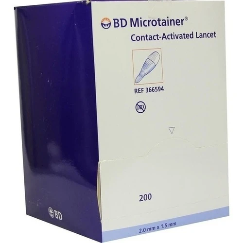BD Microtainer Lanzette blau, 200 Stk., Becton Dickinson GmbH