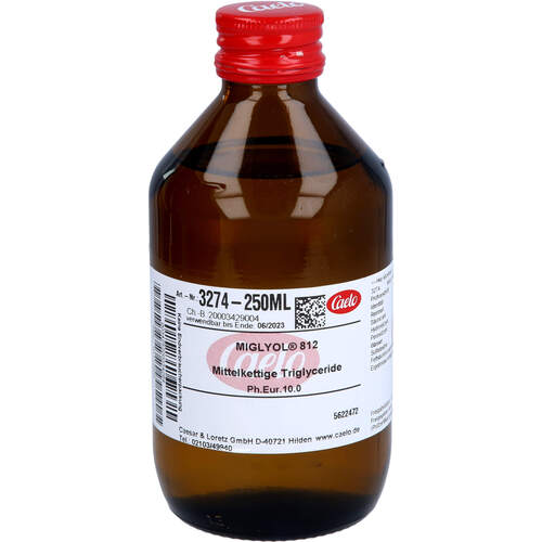 MIGLYOL 812 H&uuml;ls Neutral&ouml;l, 250 ml, Caesar & Loretz GmbH