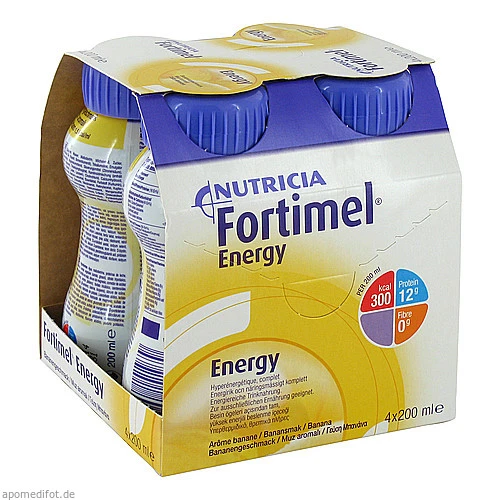 Fortimel Energy Bananengeschmack, 4x200 ml, Danone Deutschland GmbH