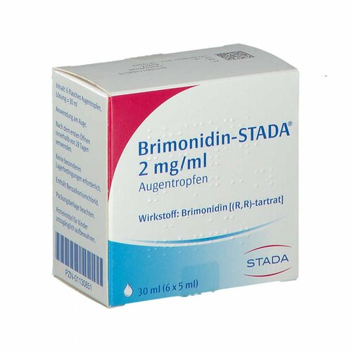 Brimonidin-STADA 2mg/ml Augentropfen, 6X5 ML, STADAPHARM GmbH