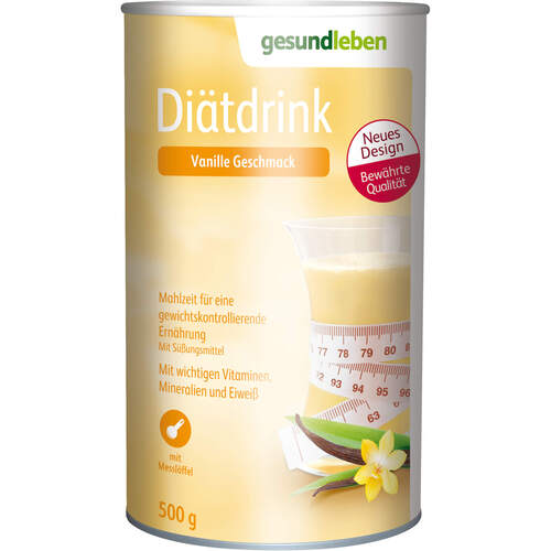 GESUND LEBEN Di&auml;tdrink Vanille Pulver, 500 g, GEHE Pharma Handel GmbH