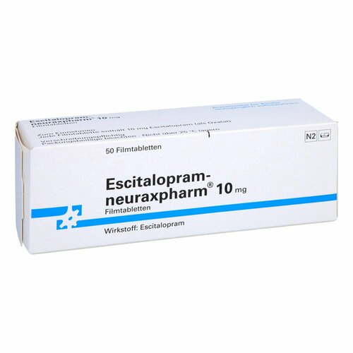 Escitalopram-neuraxpharm 10 mg, 50 Stk., neuraxpharm Arzneimittel GmbH