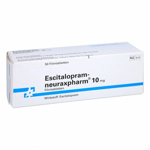 Escitalopram-neuraxpharm 10 mg, 50 ST, neuraxpharm Arzneimittel GmbH