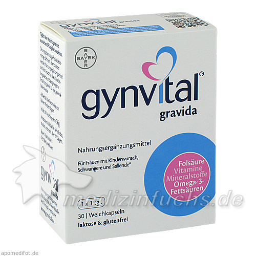 GYNVITAL Gravida Weichkapseln, 30 Stk., Bayer Vital GmbH