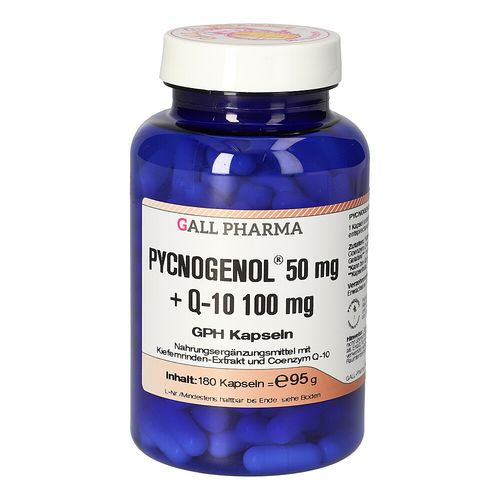 Pycnogenol 50mg + Q-10 100mg GPH Kapseln, 180 Stk., Hecht-Pharma GmbH