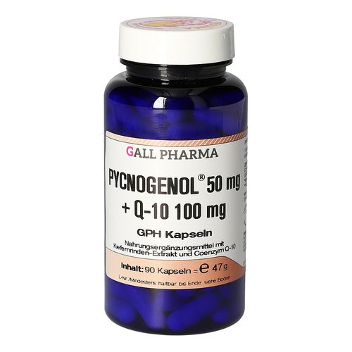 Pycnogenol 50mg + Q-10 100mg GPH Kapseln, 90 Stk., Hecht-Pharma GmbH