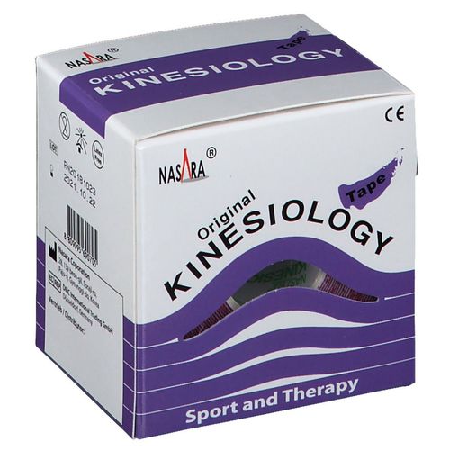Nasara Kinesiotape 5cmx5m lila, 1 Stk., Mikros GmbH