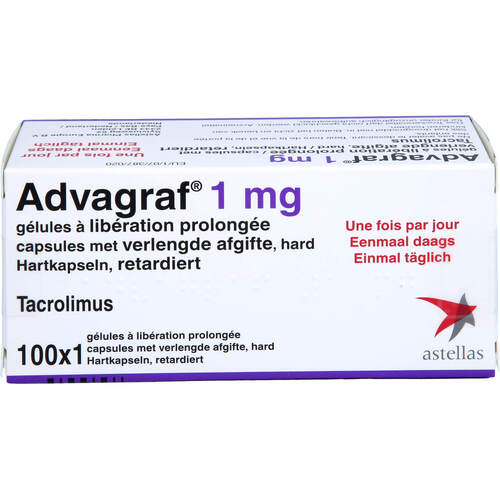 Advagraf 1 mg Hartkapseln retardiert, 100 Stk., Aca M&uuml;ller/Adag Pharma AG