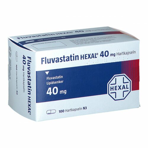 FLUVASTATIN HEXAL 40 mg Hartkapseln, 100 Stk., Hexal AG
