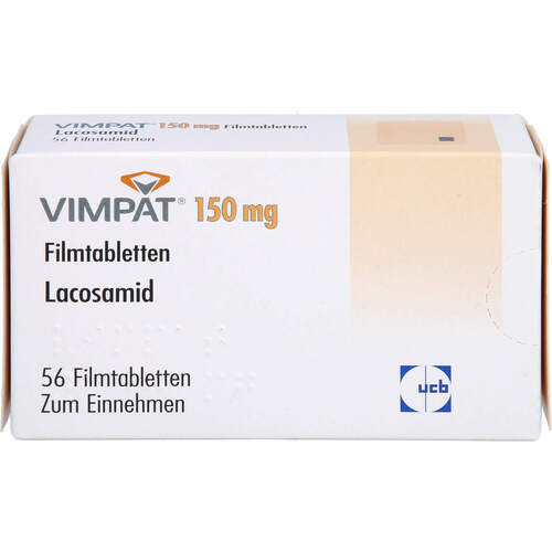 Vimpat 150mg Filmtabletten, 56 Stk., UCB Pharma GmbH