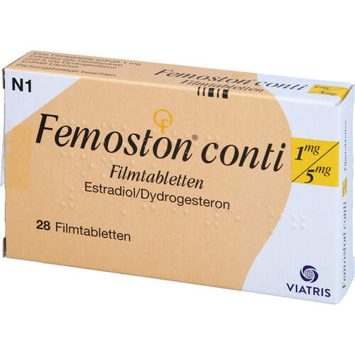 Femoston conti 1mg/5mg, 28 ST, Theramex Ireland Ltd.