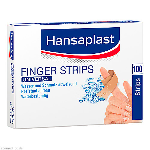 Hansaplast Universal Water Resist.120x20mm Strips, 100 ST, Beiersdorf AG Hansaplast Universal Water Resist.120x20mm Strips, 100 ST, Beiersdorf AG