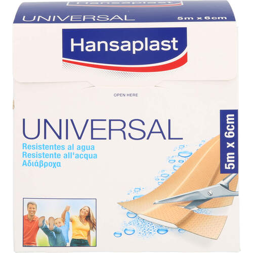 Hansaplast Universal Water Resist.MW 5mx6cm Rolle, 1 ST, Beiersdorf AG