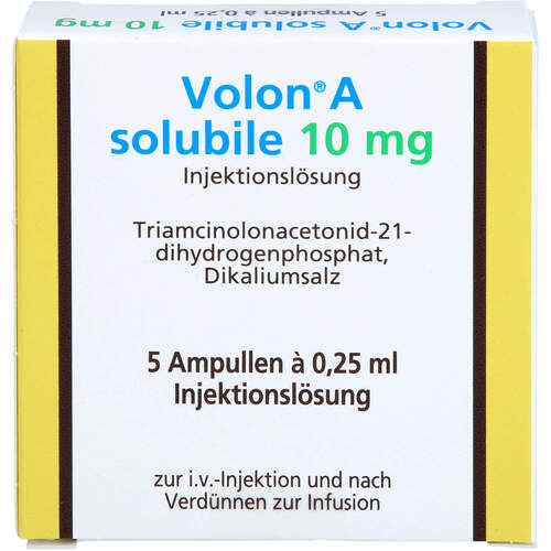 Volon A solubile 10mg, 5X0.25 ML, Dermapharm AG