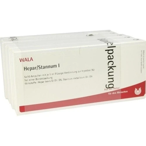 HEPAR STANNUM I Ampullen, 50x1 ml, WALA Heilmittel GmbH