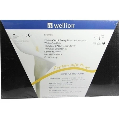 Wellion CALLA dialog Blutzuckermessger.Set mg/dl, 1 Pck., Med Trust GmbH