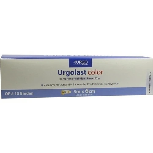 Urgolast color mix 5mx6cm, 10 Stk., Urgo GmbH