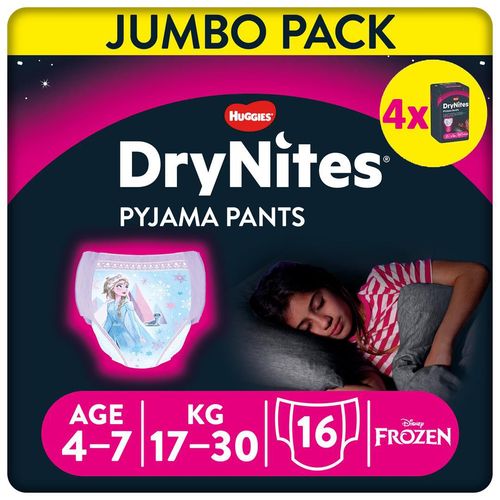 Huggies Dry Nites Mädchen 4-7Jahre, 64 Stk., Abena GmbH