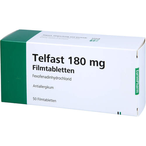 Telfast 180mg, 50 Stk., Eurimpharm Arzneimittel GmbH