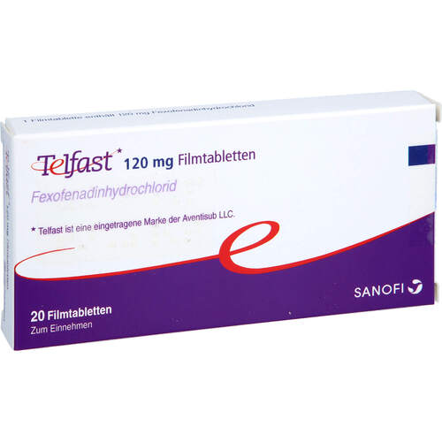 Telfast 120mg, 20 Stk., kohlpharma GmbH