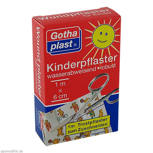 Gothaplast Kinderpflaster 1mx6cm, 1 ST, Gothaplast GmbH