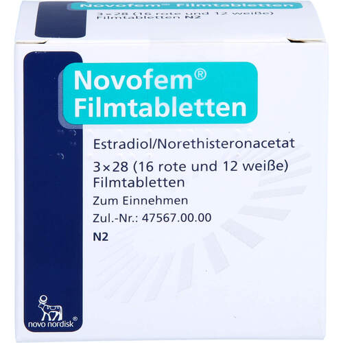 Novofem Filmtabletten, 3x28 Stk., Novo Nordisk Pharma GmbH