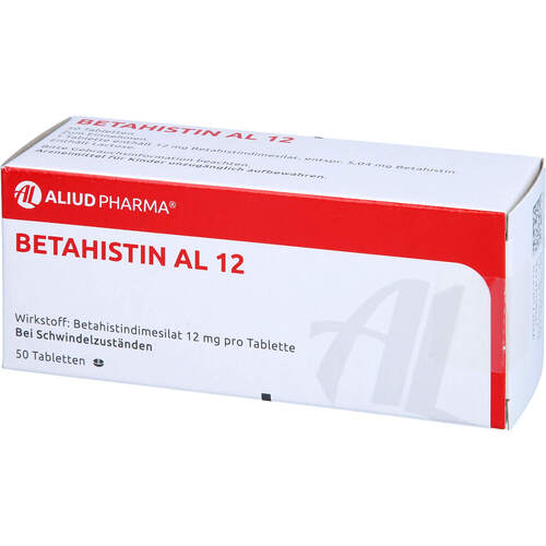 Betahistin AL 12, 50 ST, Aliud Pharma GmbH