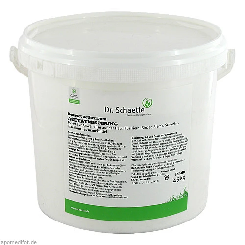 BENACET äther.Acetatmisch.Plv.f.Pferd/Rind/Schw, 2,5 kg, SaluVet GmbH