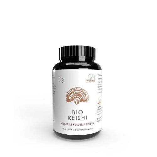 Reishi BIO Pulver Kapseln, 100 Stk., BioFungi GmbH