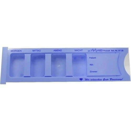 Medikamentendisp. morg.-mitta.-aben.-nach. blau, 1 Stk., Vivomed GmbH