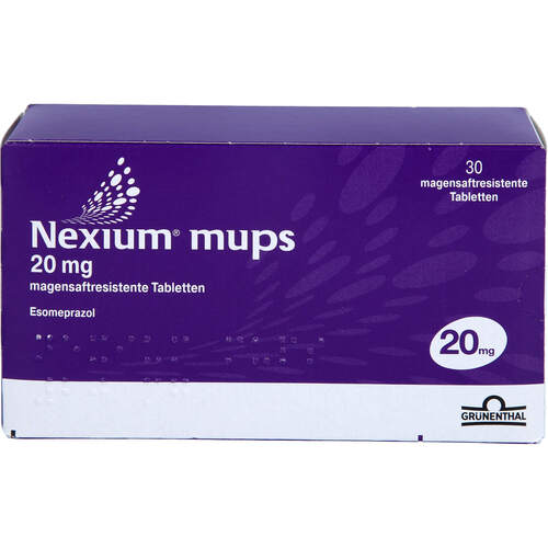 Nexium Mups 20mg, 30 Stk., Grünenthal GmbH
