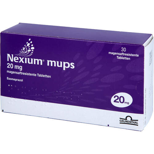 Nexium Mups 20mg, 30 Stk., Grünenthal GmbH