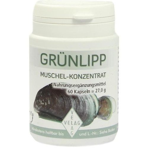 GR&Uuml;NLIPPMUSCHEL Konzentrat Kapseln, 60 Stk., Velag Pharma GmbH