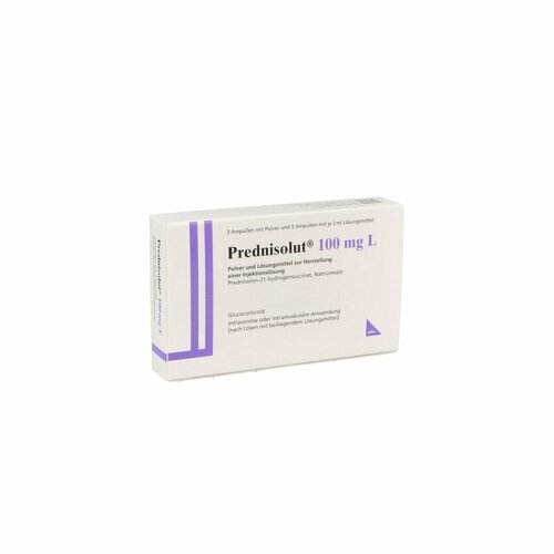 Prednisolut 100mg L, 3 Stk., Mibe GmbH Arzneimittel