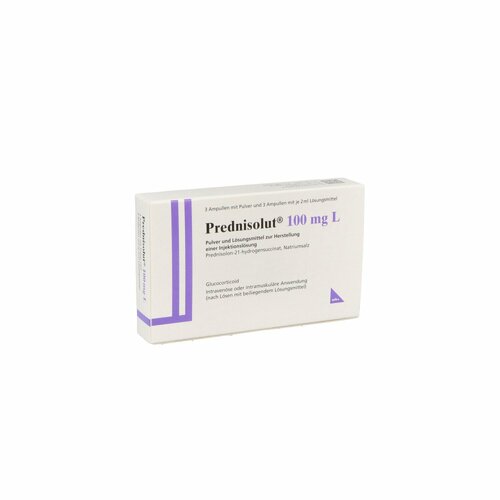 Prednisolut 100mg L, 3 ST, Mibe GmbH Arzneimittel