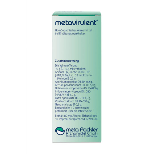 METAVIRULENT, 100 ml, Meta Fackler Arzneimittel GmbH